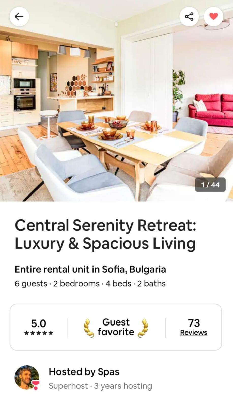 Luxury And Spacious Apartment At The Hearth Of The City ソフィア エクステリア 写真